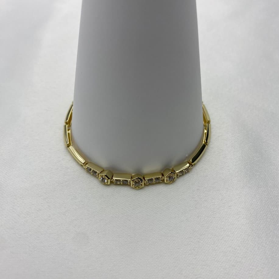 14k Xuping Taşlı Petek Bileklik — ikinci görsel